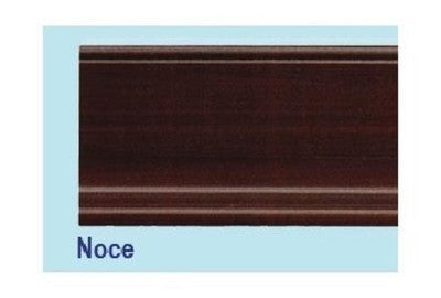 24 MT DI BATTISCOPA IN LEGNO LISCIO FINITURA NOCE 70X8 MM