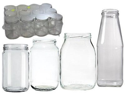 24 PZ VASETTI VASI BOCCACCIO IN VETRO IMBOCCO  63 MM - CC.370