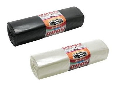 BUSTE PATTUMIERA BRIXO JUMBO STRONG POLIETILENE 93X110 TRASPARENTE PZ 80