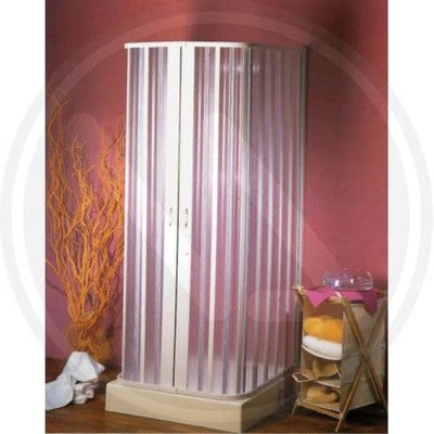 BOX DOCCIA 3 LATI SATURNO APERTURA CENTRALE H.185 MISURE LATI:100-80