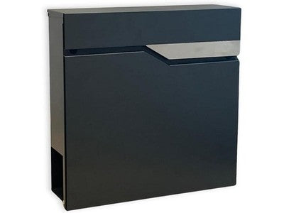 CASSETTA POSTALE MODERNA COLORE ANTRACITE UTILIA