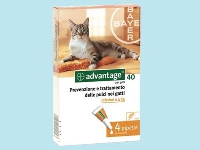 ADVANTAGE SPOT ON BAYER 40 GATTI PREVENZIONE E TRATTAMENTO PULCI PER GATTI