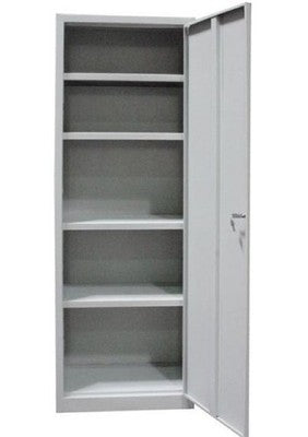 ARMADIO CON RIPIANI IN LAMIERA METALLO 1 ANTA CM.60x40x176H TUTTOPIANI SMONTATO