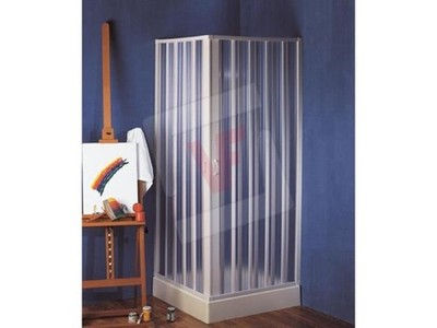 BOX DOCCIA ANGOLARE A SOFFIETTO SPAZIO GIOVE CM. 80X80X185H