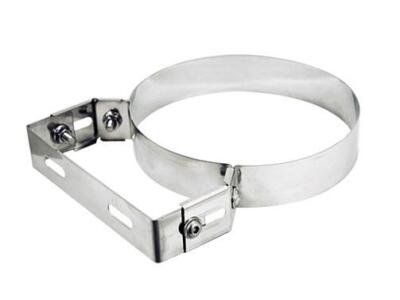 COLLARI REGOLABILI PER TUBI INOX DIVERSI DIAMETRI FUMISTERIA RISCALDAMENTO