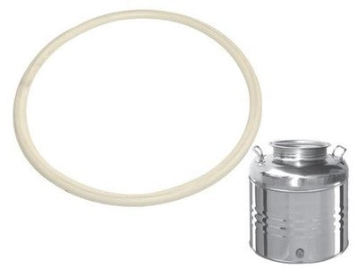 3 PZ GUARNIZIONI PER BIDONI CONTENITORI ACCIAIO INOX SANSONE OLIO  130