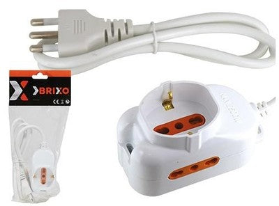 MULTIPRESA TRIPLICE BRIXO PRESE + SCHUKO PEZZI 5