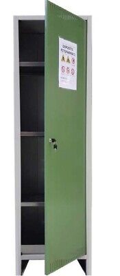 ARMADIO ARMADIETTO SCAFFALI PER FITOFARMACI CM.50X40XH179,5