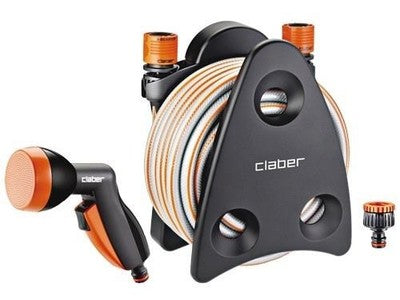 AVVOLGITUBO MINI SET GARDEN CLABER 9032 MT.10 TUBO GIARDINO IRRIGAZIONE