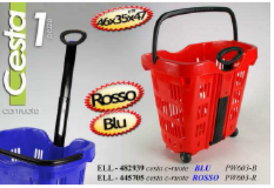 CESTE CESTA ROSSA 40 LT 46X35X47 CM