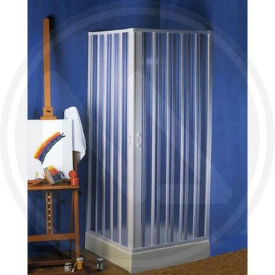 BOX DOCCIA 2 LATI GIOVE APERTURA CENTRALE H.185 - LATO 100/80CM ARREDO BAGNO