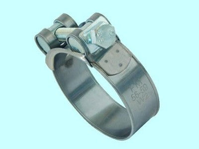 15 PZ FASCETTE FASCETTA STRINGITUBO A BULLONE PER TUBI  52-55MM - BULLONE M8