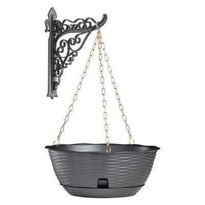 CIOTOLA VASO FIORIERA PER FIORI PAGLIA KIT APPENDIBILE  CM 30XH.13