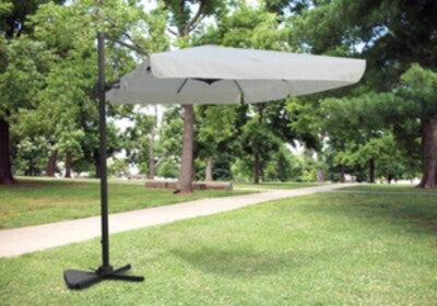 OMBRELLONE IN ALLUMINIO DECENTRATO MT. 2X3 SMERALDA TOP 200 GR/MQ