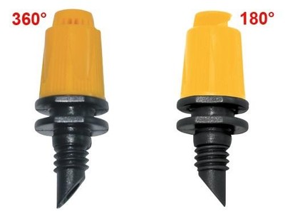 120PZ MICROIRRIGATORI 360 IRISI DROP IRRIGAZIONE GIARDINAGGIO TUBI
