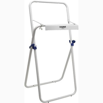 Dispenser Portarotolo da Pavimento industriale per Bobina Carta in acciai BIANCO