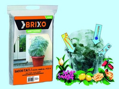 6 PZ TELI TELO SACCHI SACCO ANTIGELO TERMOSAC PER PIANTE CM.60X80