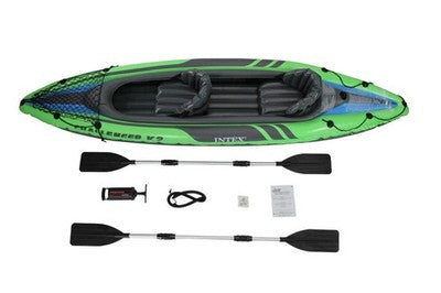CANOA KAYAK GONFIABILE CHALLENGER K2 INTEX 2 POSTI CM. 351x76x38H