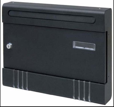 CASSETTA PER POSTA PRAGA NERA PORTA LETTERE CASSETTA POSTALE