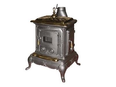 STUFE STUFA A LEGNA IN GHISA PARLOR SMALL POTENZA TERMICA 6 KW - CM.L57xP51xH87