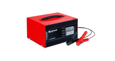 CARICABATTERIA EINHELL CC-BC 10 E ELETTRONICO CON PINZE PER AUTO E MOTO 14,1 V