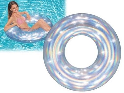 CIAMBELLE SALVAGIENTE GONFIABILI IRIDESCENTE BESTWAY 36240 CM. 107