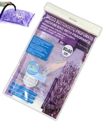 BUSTE SACCHETTI SALVASPAZIO SACCO SOTTOVUOTO MULTIUSO CM.60X80
