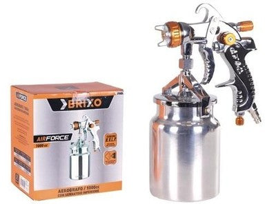 AEROGRAFO PISTOLA PER VERNICIATURA BRIXO SUPERIORE AIRFORCE 100 CC