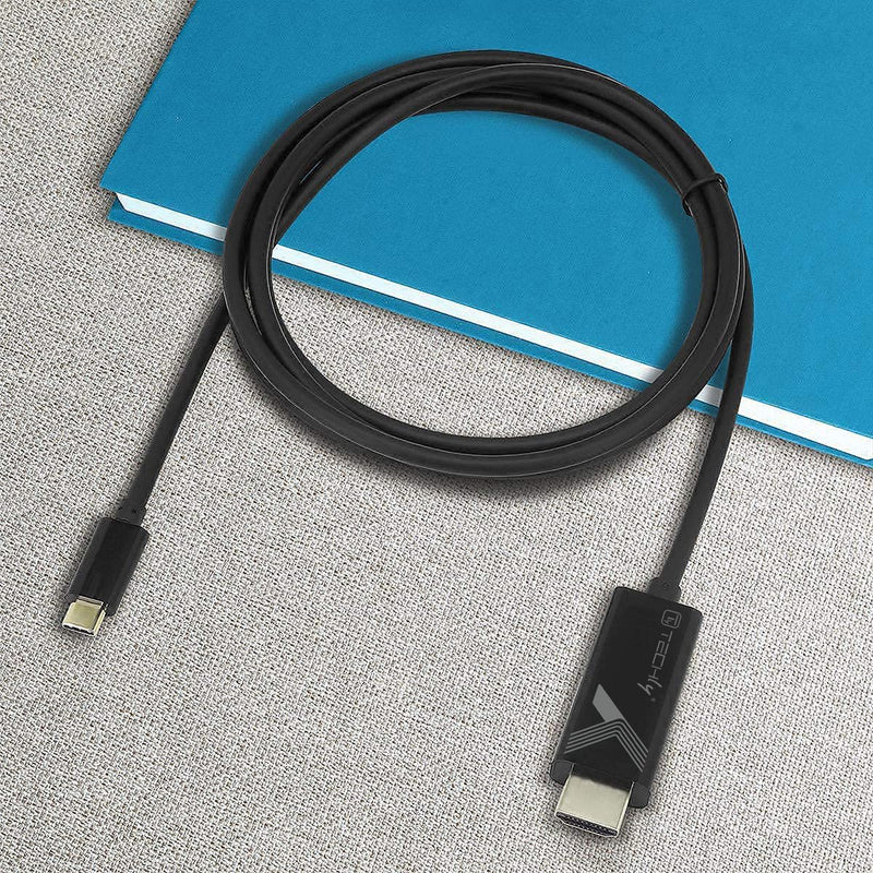 Cavo Adattatore USB-C Maschio a HDMI 2.0 4K Maschio 5m Nero
