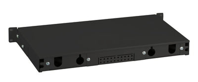 Cassetto Rack 19'' Fibra Ottica 24 porte LC Duplex/SC Simplex Nero