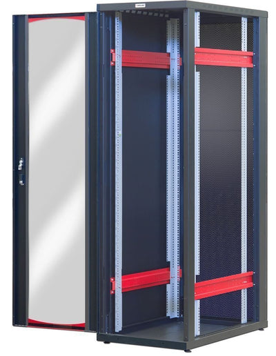 Armadio Server Rack 19'' 600x1000 42 Unita' Nero serie Ideal