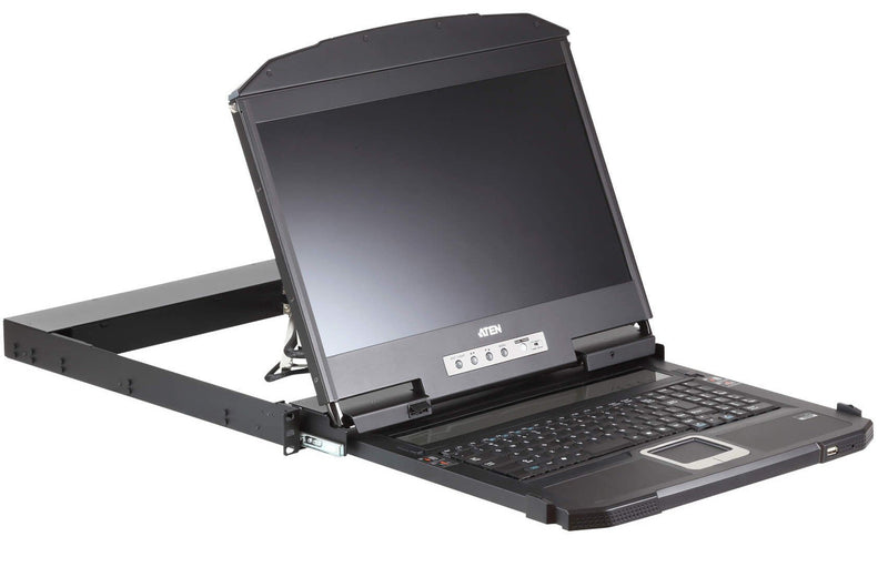 Console KVM USB HDMI DVI VGA con LCD da rack 19&