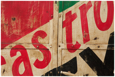 Biscottini Armadietto da officina castrol in ferro dipinto a mano stile vintage Offerta