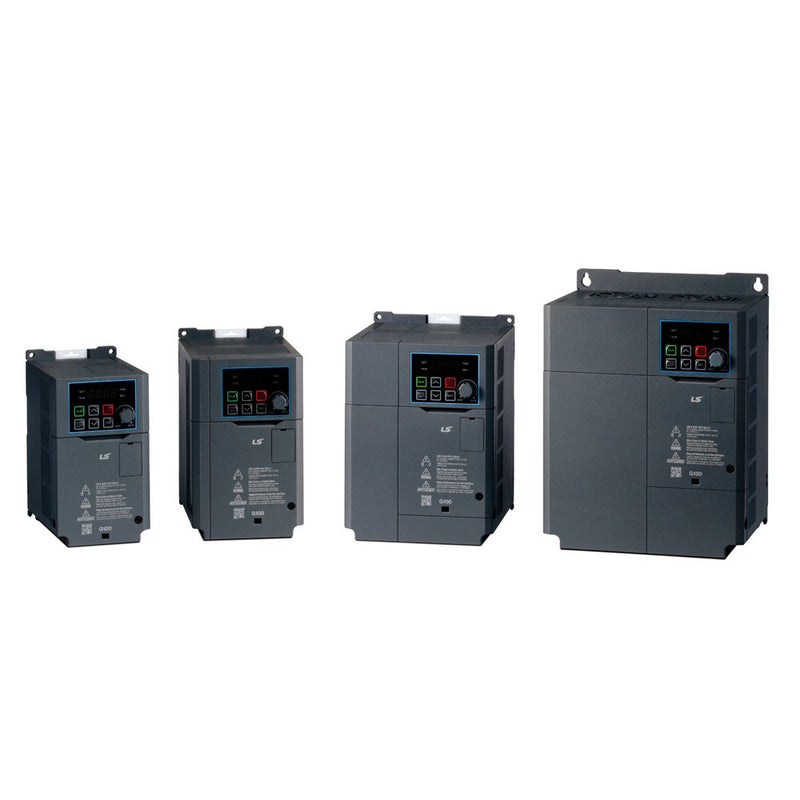 Inverter LS Electric G100 3 x 380-480Vac 0.4 Kw - 1,3A HD , 0.75Kw - 2,0A ND