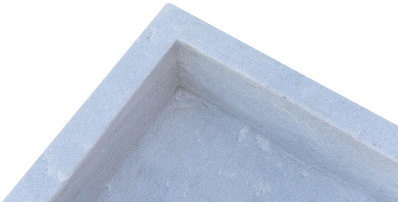 Biscottini Acquaio in marmo bianco L40xPR40xH16 cm Vasca realizzata completamente