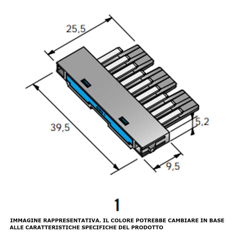 Connettore pettine joint 3+3 Mta