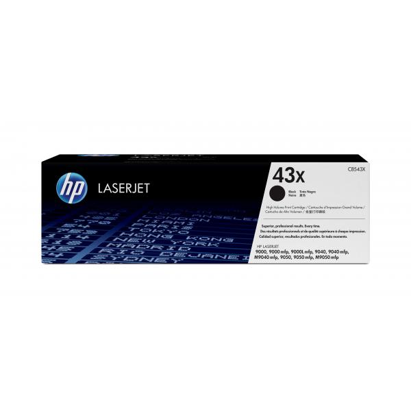 TONER RIGENERATO - C8543X Bk Hp Laserjet 9000, 9040, 9050, 9000N, 9050N 30.000 Pagine