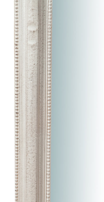 Biscottini Specchiera da parete in legno finitura bianco anticato Made in Italy Offerta