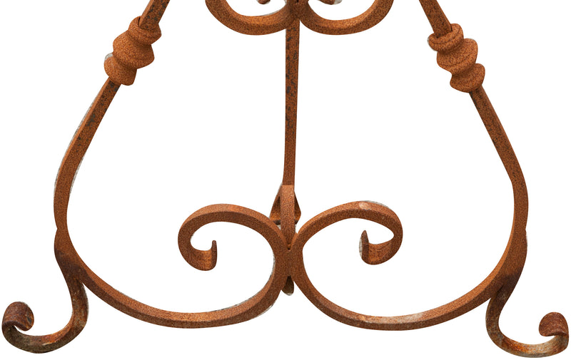 Biscottini Base tavolo in ferro pieno L110xPR50xH74 cm. forgiato mano trattato, Offerta