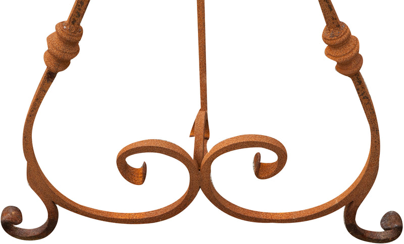 Biscottini Base tavolo in ferro pieno L130xPR60xH70 cm. forgiato mano trattato, Offerta