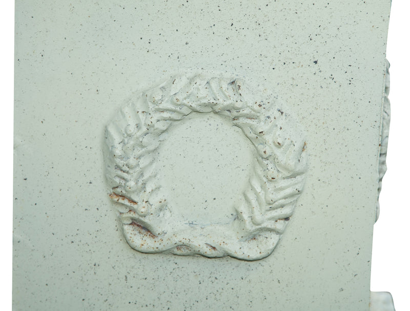 Biscottini Vaso diam.57xH80 cm con base L44xPR44xH69 cm in fusione di ghisa Stabile