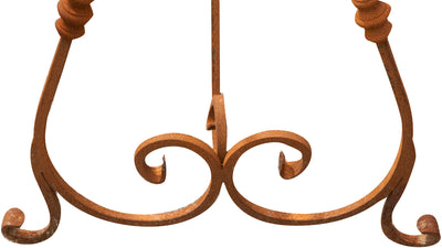 Biscottini Base tavolo in ferro pieno L150xPR60H74 cm. forgiato mano trattato, Offerta