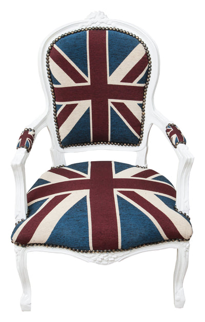 Biscottini Poltrona stile francese Luigi XVI in legno massello di faggio XVI, faggio,