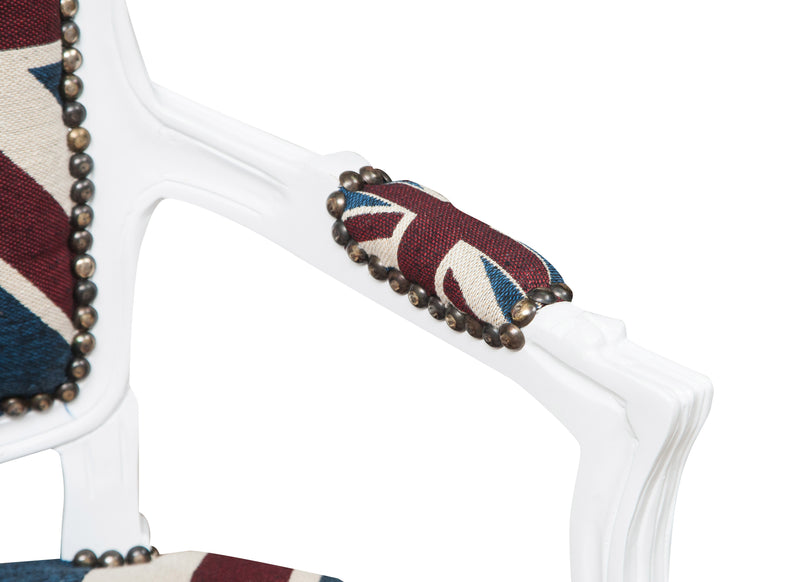 Biscottini Poltrona stile francese Luigi XVI in legno massello di faggio XVI, faggio,