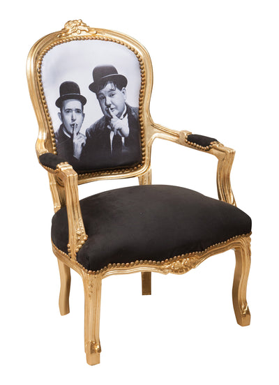 Biscottini Poltrona stile francese Luigi XVI in legno massello di faggio XVI, faggio,