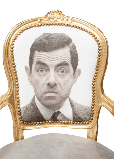 Biscottini Poltrona stile francese Luigi XVI in legno massello di faggio XVI, faggio,