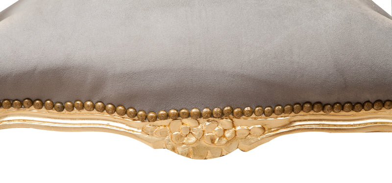 Biscottini Poltrona stile francese Luigi XVI in legno massello di faggio XVI, faggio,