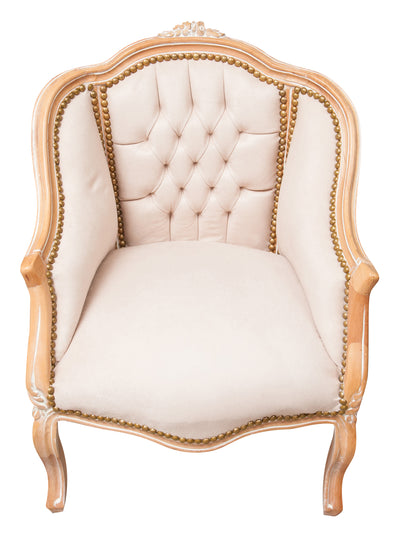 Biscottini Poltrona stile francese Luigi XVI in legno massello di faggio XVI, faggio,