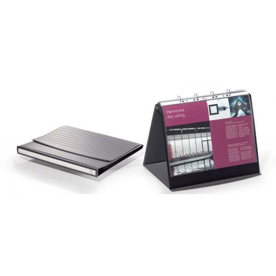 Durable 856939 blocco per lavagne e accessori Libera installazione 360 x 450 mm Grigio (Durable DURASTAR Table Flipchart Stand A3 Landscape Format Grey - 856939)