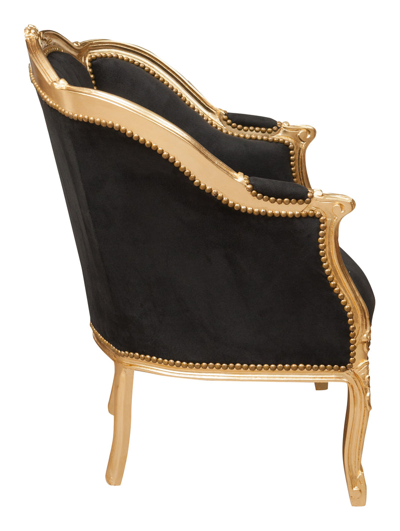 Biscottini Poltrona stile francese Luigi XVI in legno massello di faggio XVI, faggio,